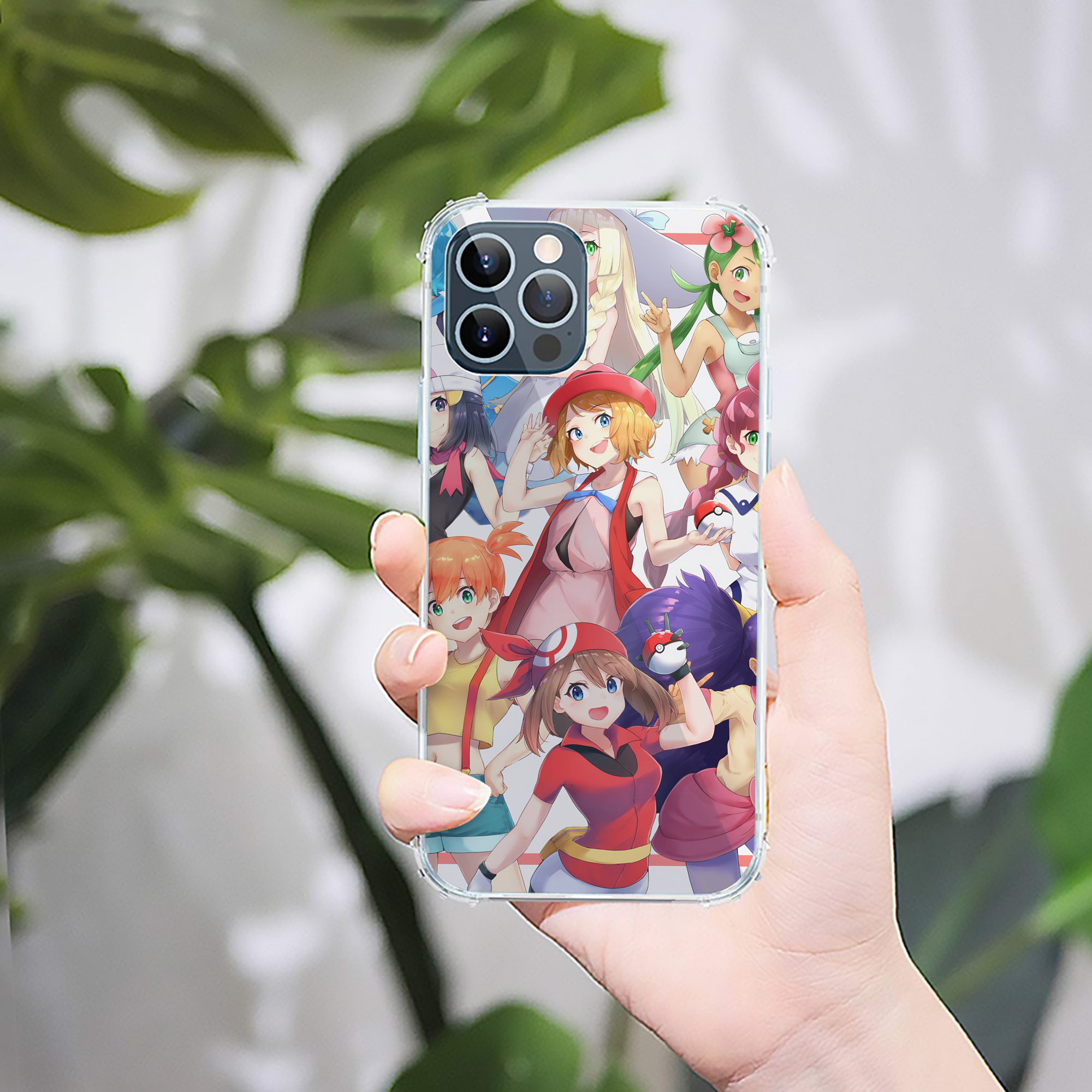 （画像用） ポケットモンスター Pokémon 【iPhone 12シリーズ対応】透明スマホケース（クリアソフトケース）